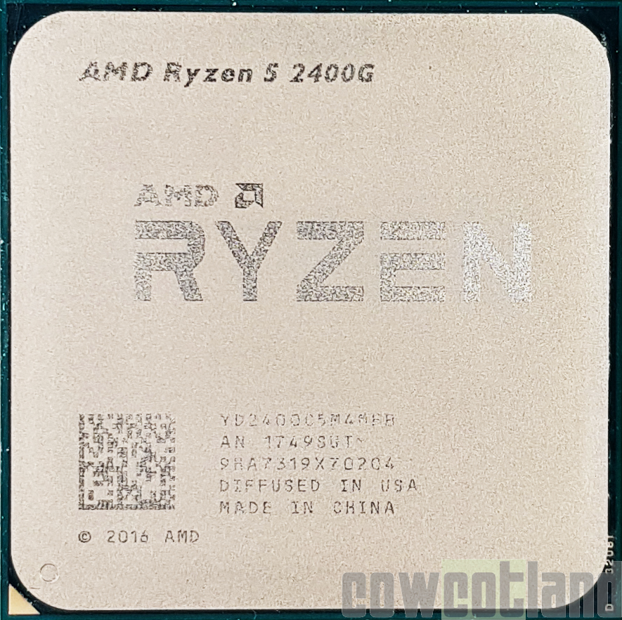 Image 35341, galerie Test Processeur AMD Ryzen 5 2400G : RYZEN + VEGA dans un APU